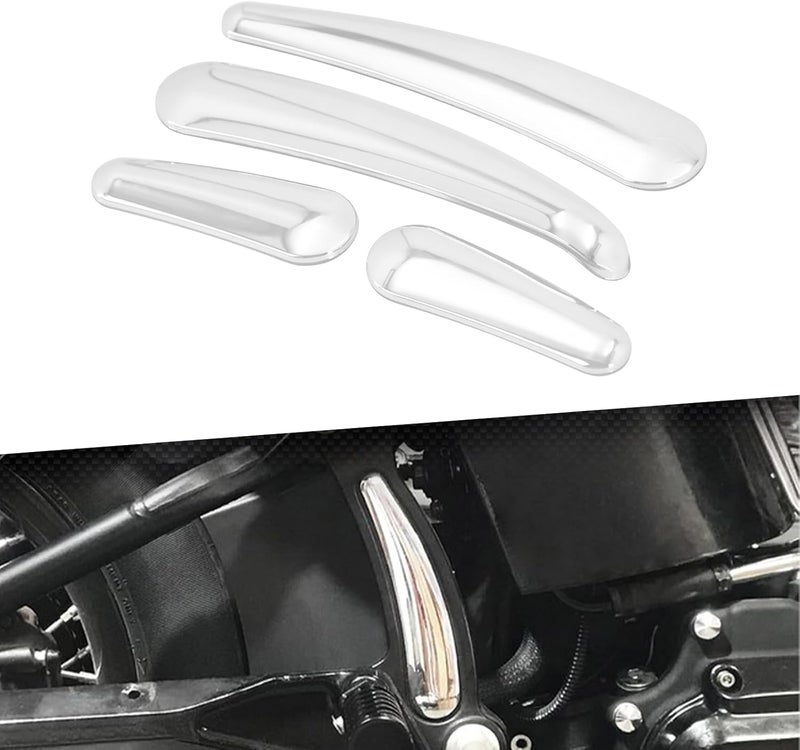 cooideamoto Curved Swingarm Frame Insert Set Fit For Harley Softail Fat Boy FLS FXS FLSTN FLSTFB 2008-2017 4PCS - Image 1